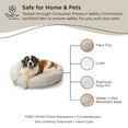 thumbnail image 6 of Best Friends by Sheri The Original Calming Donut Dog and Cat Bed in Lux Fur Oyster, Extra Large 45x45", 6 of 6