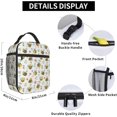 thumbnail image 6 of Black Bats Insulated Lunch Bag, Lunch Box for Office Travel, Lunch Bag for Men and Women, 6 of 6