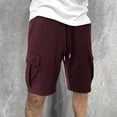 thumbnail image 6 of Mgmyaa Mens Cargo Shorts Casual Solid Color Lightweight Summer Outdoor Work Cargo Shorts with Multi Pockets, 6 of 6