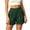 #1Green, variant on MYAOYI High Waist Pleated Shorts Women Summer Casual Loose Fit