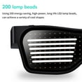 thumbnail image 4 of QJUHUNG LED Glasses, Bluetooth APP Connected LED Display Smart Glasses USB Rechargeable DIY Fashion Glasses, Suitable for Party Club DJ Halloween Christmas (Text, Graffiti, Animation, Music rhythm), 4 of 9