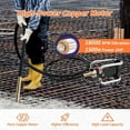 thumbnail image 2 of Electric Concrete Vibrator Handheld, 2HP 1500W Powerful Copper Motor Portable Construction Insertion Concrete Vibrating Tool, 2 of 6