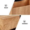 thumbnail image 3 of Minkissy 50 Pcs Paper Bread Bags For Homemade 21.5x4.7in Khaki Rectangular For Restaurant Use, 3 of 5