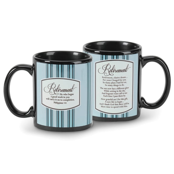 RETIREMENT 11 oz. Ceramic Mug with Verse Philippians 1:6 QGM22807