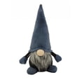 thumbnail image 2 of 18" Slate Blue And Gray Fabric Standing Gnome Sculpture, 2 of 3