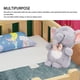 thumbnail image 4 of Elefante de peluche ANGGREK animal de peluche seguro suave para niños, 4 of 8