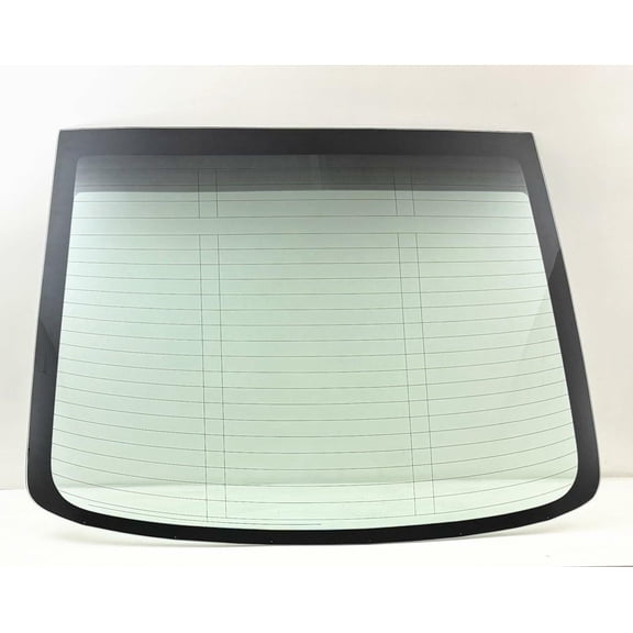 Heated Tempered Rear Back Window Back Glass Compatible with Honda Accord 2-Door Coupe 2003-2007 Models