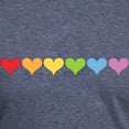 thumbnail image 3 of CafePress - Rainbow Hearts Men's Deluxe T Shirt - Mens Tri-blend T-Shirt, 3 of 4