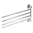 thumbnail image 2 of Toallero de acero inoxidable con barra giratoria de 180° para baño, 4 barras, 2 of 14