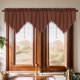 thumbnail image 1 of Nvzi Luxury Beaded Triangle Curtain Valances 3 Panels for Living Room Bathroom Cafe Laundry Basement Rod Pocket Half Blackout Short Window Valance Curtains (Coffee,51x23), 1 of 5