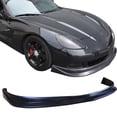 thumbnail image 3 of Ikon Motorsports Compatible with 05-13 Corvette C6 Urethane Front Bumper Lip Spoiler Splitter PU Body Kit, 3 of 5