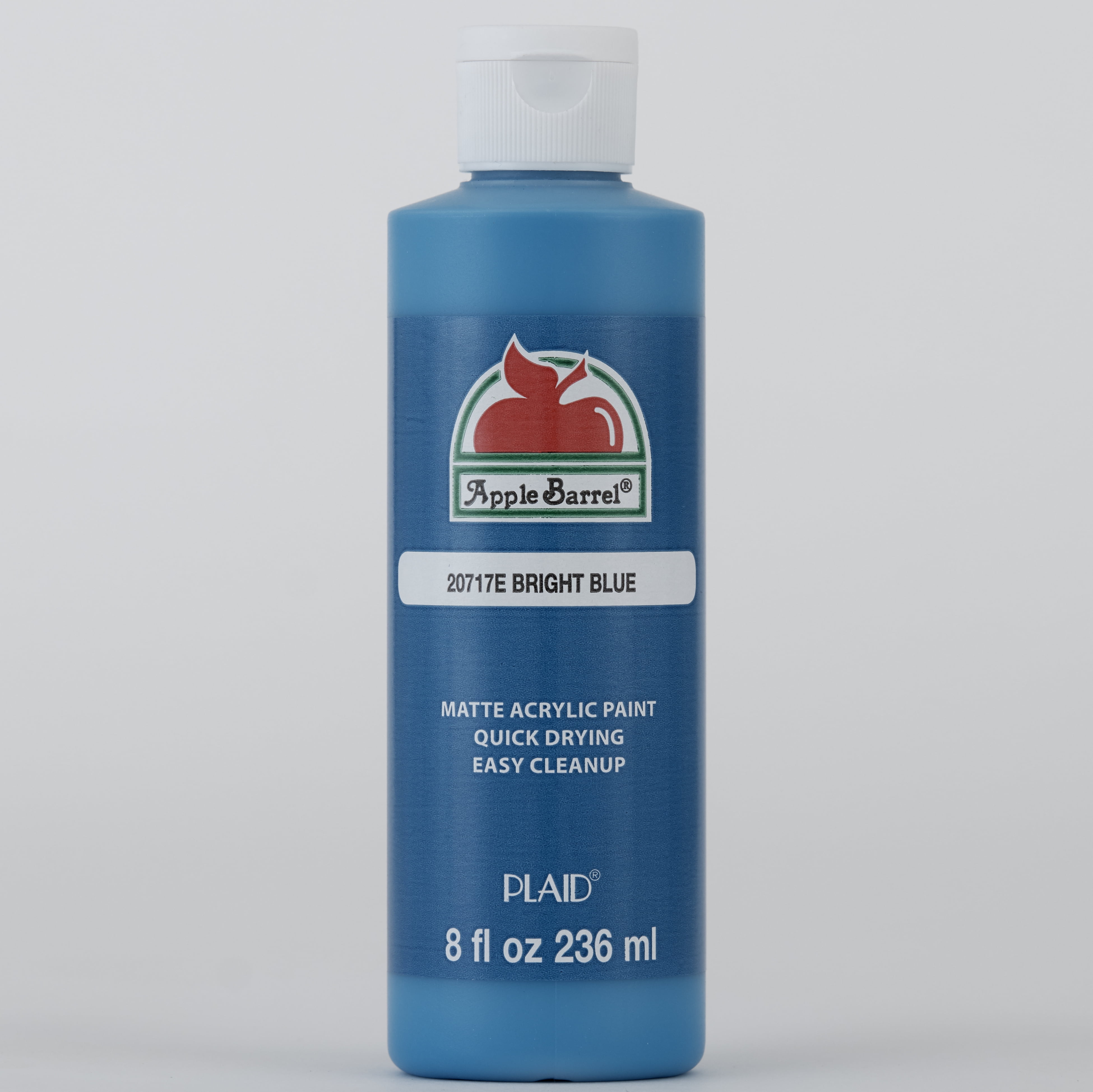 Apple Barrel 20717E Acrylic Craft Paint, Matte Finish, Bright Blue, 8