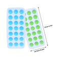 thumbnail image 4 of Silicone Ice Tray With Lid 21-Cell Round Stackable Diy Ice Tray Mold, 4 of 5