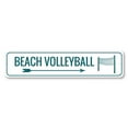 thumbnail image 2 of Beach Volleyball Area Novelty Sign, Metal Wall Decor - 4x18 inches, 2 of 4