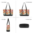 thumbnail image 6 of FORMRS Canvas Laptop Tote Bag for Women with 15.6" Computer Compartments Shoulder Handbag, Hand Drawn Floral, 6 of 7