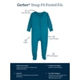 thumbnail image 6 of Gerber Unisex Baby Toddler Buttery Soft Footed Pajama 2-Way Zipper with Viscose Made from Eucalyptus, Sizes 0/3M - 4T, 6 of 10