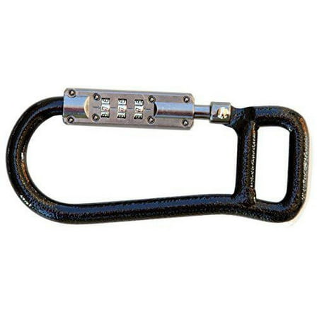 lockstraps 801 locking carabiner, black