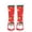 Red, variant on MZXELPRJD No Show Socks Womens Warm Christmas Fashion Windproof Printing Mid Tube Socks Long Tube Cotton, Soccer Socks Black