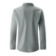 thumbnail image 5 of pstuiky manga larga para hombre, Camisa informal de manga larga con botones, cuello vuelto, color liso, con solapa a rayas y bolsillo para hombre Tops casuales para hombres xxxl, 5 of 9