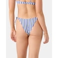 thumbnail image 3 of Roxy Stripe Out Reversible Tie Side Cheeky - Size Xl - Color: Bijou Blue, 3 of 6