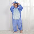 thumbnail image 3 of Stich Combinaison une Pièce Dessin Animé Pyjama Enfants Bleu, 3 of 4