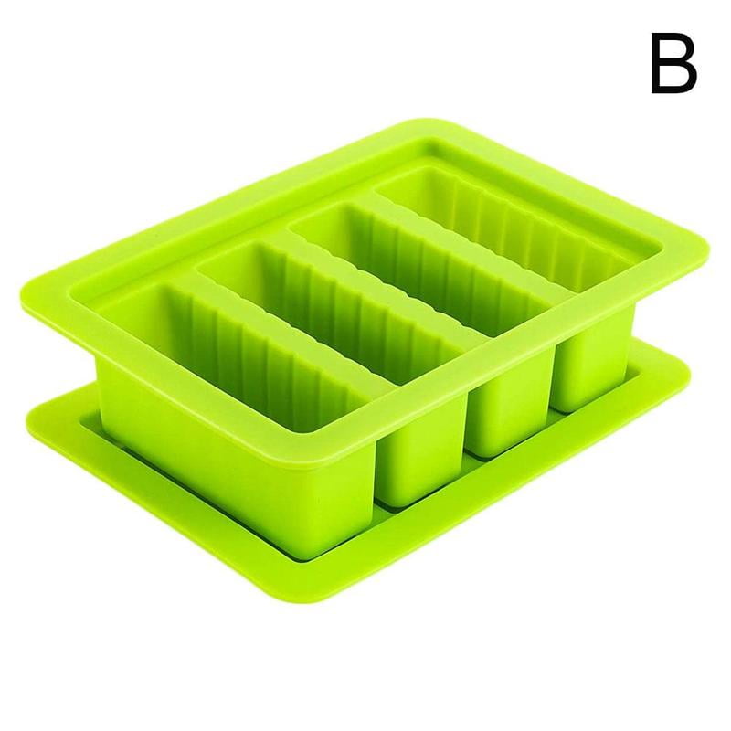aankomen helder begroting AUsagg Slicone Butter Mold with Lid Butter MakerTray Container Food Grade  Silicone Butter Molds Cube Pudding Ice Cheesecake For Butter I8H8 -  Walmart.com