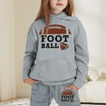thumbnail image 2 of Fshinging Boy Sets 2 Piece Outfits Hoodie Set Long Sleeve Hooded Sweatshirt And Sweatpants Boys Clothes Size 5-6 Years, 2 of 4