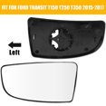 thumbnail image 2 of Unique Bargains Car Left Side Mirror Glass with Backing Plate for Ford Transit T150 T250 T350 2015-2017, 2 of 7