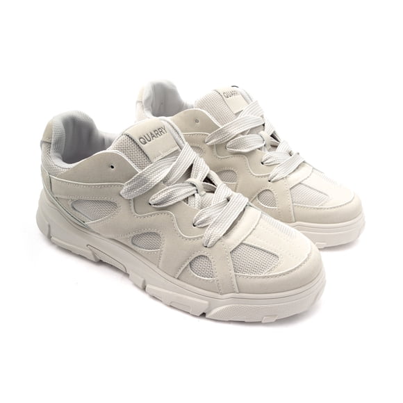 Tenis Chunky Con Paneles De Malla Y Suela Ancha Para Hombre