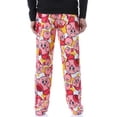 thumbnail image 3 of Nintendo Kirby Video Game Men's Allover Character Pattern Adult Lounge Sleep Pajama Pants, 3 of 3