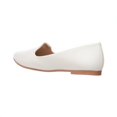 thumbnail image 4 of Zapatos Mujer Blancos Tipo Piel Lisos Casuales blanco 23 Incógnita 088D8S, 4 of 6