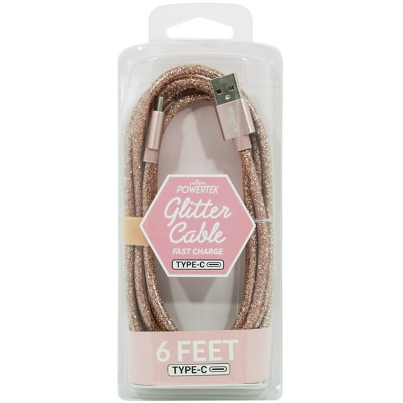 Liquipel Powertek Glitter Type C Cable