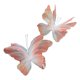 thumbnail image 5 of 2 mariposas artificiales decorativas para fiestas, mariposas gigantes versátiles. Rosa, 5 of 9