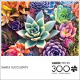 thumbnail image 1 of Buffalo Games - Le puzzle Large Pieces - Simple Succulents - en 300 pièces, 1 of 5