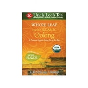 Uncle Lee'S Tea 100% Organic Oolong Tea Whole Leaf, 18 Bags
