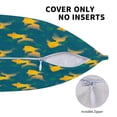 thumbnail image 4 of Modern Linen Throw Pillow Covers Gold Fish Pattern Pillow Covers Pillowcases Home Decor Bed Couch Sofa Office Living Room Cushion(Without Pillow Core), 4 of 7