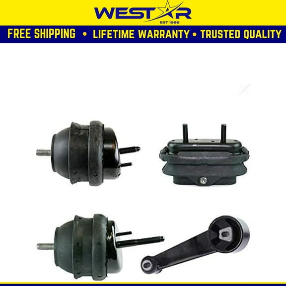 Fits 2006-2008 Buick Lucerne 3.8L AUTO Engine Motor&Trans Mount Set 4pcs