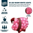 thumbnail image 2 of Joyfy Pig Yard Light Christmas Outdoor Decorations,80 Pre-Lit LED Christmas Decorations,Christmas Yard Light with Stakes Decorations Outdoor Holiday Decor, 2 of 6