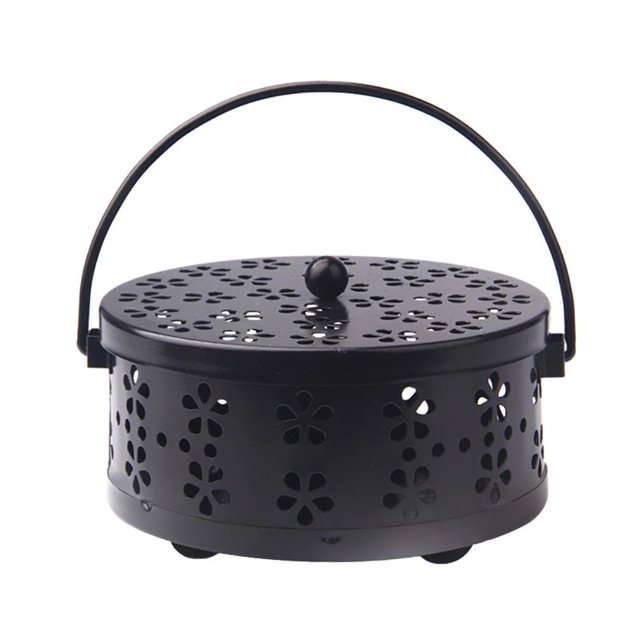 Bobina De Mosquito De Hierro Con Cubierta Quemador De Incienso De Mosquito Portátil Para El Hogar Y El Camping Kearding HA039791-01