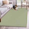 thumbnail image 2 of Sage Green Large Area Rugs for Bedroom Living Room, Soft Non Slip Carpet Bedside Rug, Farmhouse Sage Green Decor Rectangular Floor Cover Kitchen Accent Rug 4'x6' for Dining Room/Office, 2 of 9