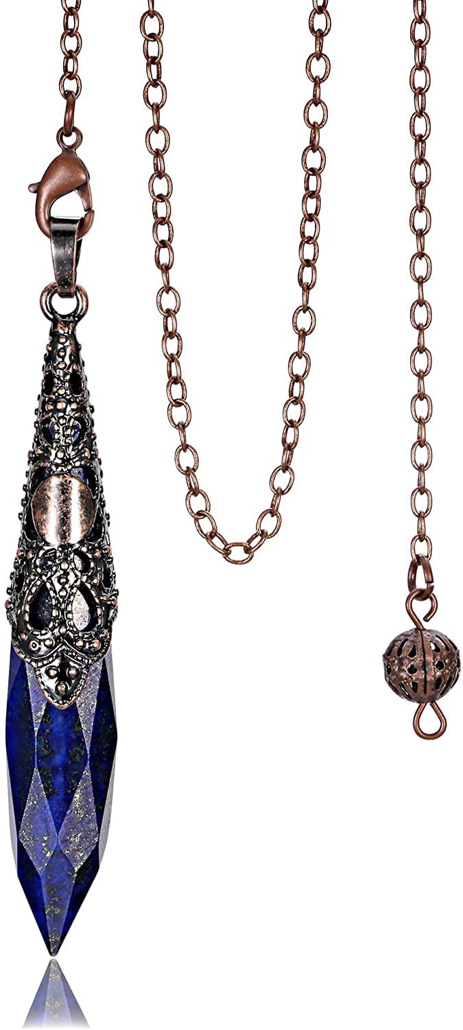 Stone Pendant Chakra Jewelry Pagan Jewelry Healing Crystal Necklace Small Labradorite Pendant Blue Crystal Pendant Crown Chakra