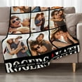 thumbnail image 4 of Custom for Boyfriend Girlfriend, Personalized Couple Blanket, Customized Blanket with Photo, Birthday Valentines Gifts for Wife Girlfriends from Husband Boyfriends, 4 of 6