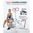 thumbnail image 3 of VEVOR Squat Machine, Deep Squat Rowing Machine for Home, Easy Setup & Foldable Exercise Equipment, Glute Trainer Machine with 3 High-Strength Resistance Bands, 3 of 9