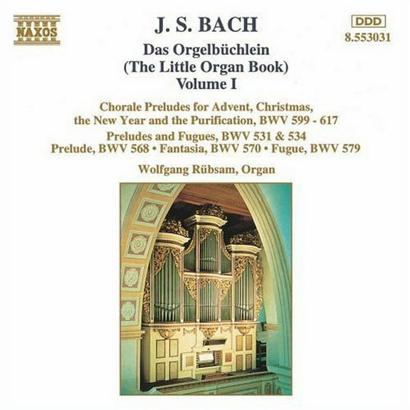 J.S. Bach - Little Organ Book 1 - Music & Performance - CD