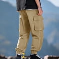 thumbnail image 4 of Mlzmgr Cargo Pants for Men with Multi Pockets Loose Fitted Pants Summer Outdoor Active Camping Pants, 4 of 5