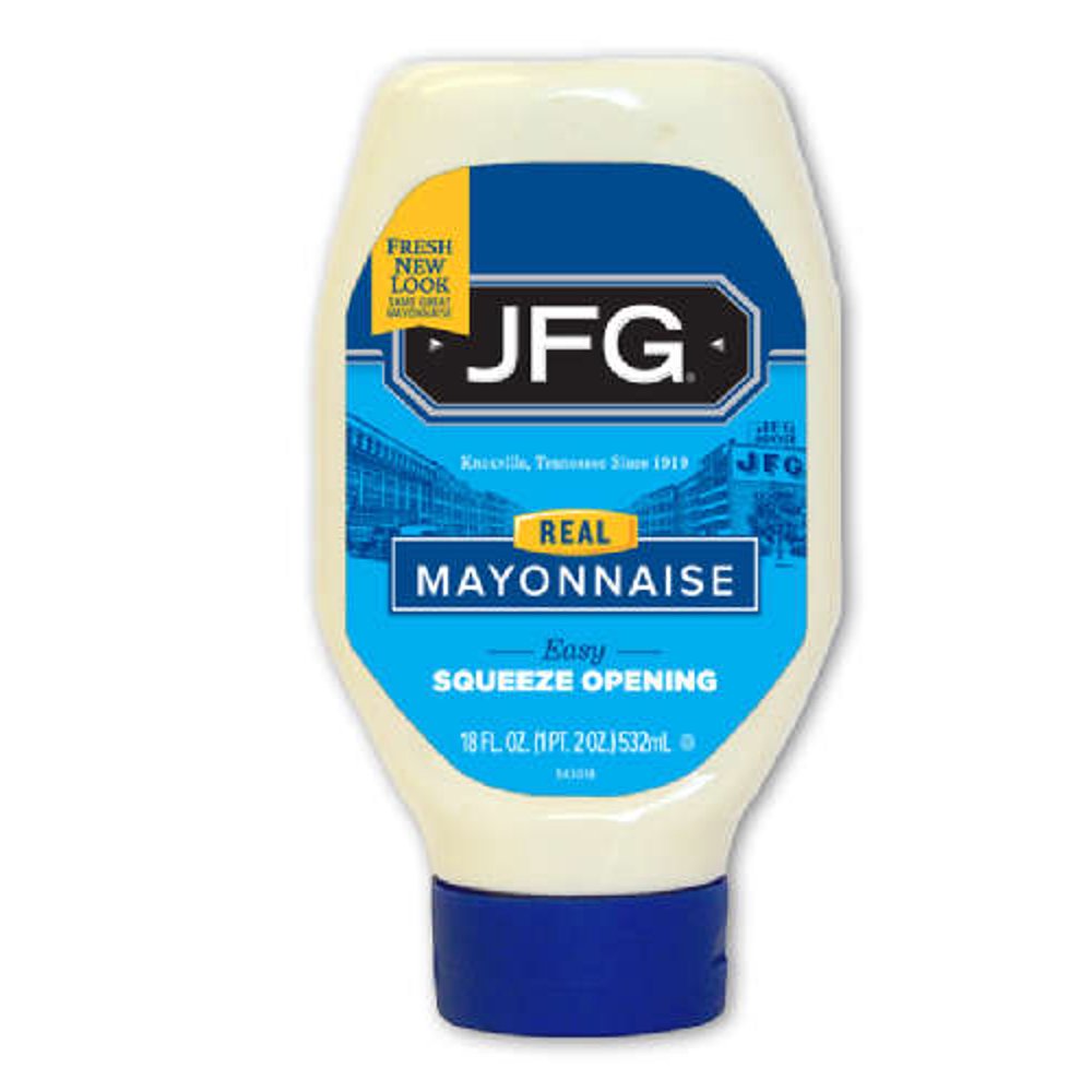 JFG Mayonnaise Squeeze Bottle, 18 Oz.