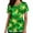 Green a2, variant on St Patricks Day Scrubs for Women V Neck Irish Shamrock Print Scrub Tops Soft Nurse Uniform Shirts with Pockets S-5XL
