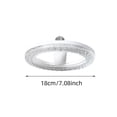 thumbnail image 3 of LED Light Bulb E27 Screw Base Eye Protection, ZZkhGO Energy Saving Circular Acrylic LED Lamp, Soft Comfortable Household Lighting for Home Room Decor, 3 of 7