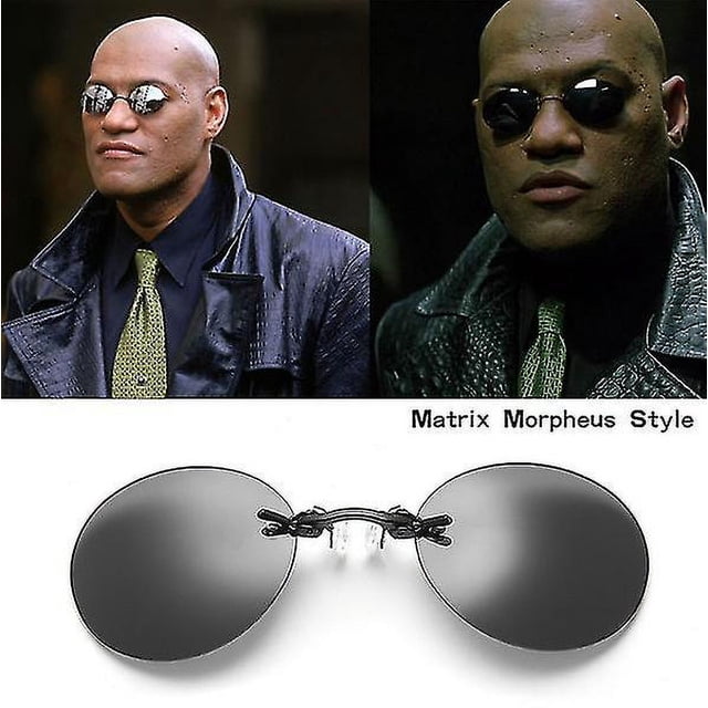 Gafas de sol nasales Gafas de sol retro de metal Matrix Mini gafas de sol para hombres y mujeres