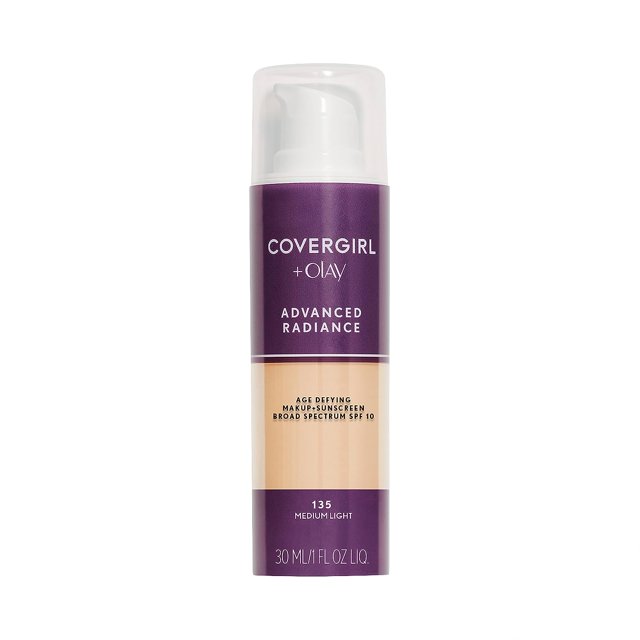 Advanced Radiance Age Defying Foundation Makeup, Medium Light 135, 1 Ounce (packaging may vary)